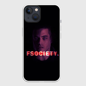 Чехол для iPhone 13 с принтом Мистер Робот в Кировске,  |  | mr. robot | мистер робот | сериал | фильм | хакер | элиот | эллиот