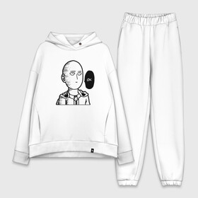 Женский костюм хлопок Oversize с принтом ONE PUNCH MAN   OK в Кировске,  |  | one punch man | onepunchman | oppai | saitama | ван панч мен | ванпанчмен | макото миядзаки | сайтама | человек один удар