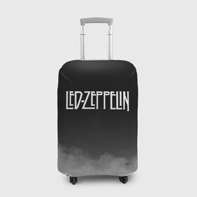 Чехол для чемодана 3D с принтом LED ZEPPELIN в Кировске, 86% полиэфир, 14% спандекс | двустороннее нанесение принта, прорези для ручек и колес | led zeppelin | джимми пейдж | лед зеппелин