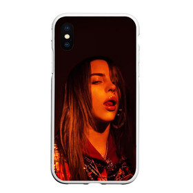 Чехол для iPhone XS Max матовый с принтом BILLIE EILISH в Кировске, Силикон | Область печати: задняя сторона чехла, без боковых панелей | Тематика изображения на принте: all | asleep | bad | bellyache | billie | blohsh | dont | eilish | eyes | fall | guy | logo | music | ocean | singer | smile | when | айлиш | били | билли | бэрд | лого | музыка | пайрат | певица | символ | эйлиш