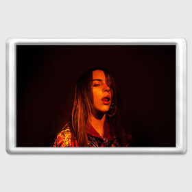 Магнит 45*70 с принтом BILLIE EILISH в Кировске, Пластик | Размер: 78*52 мм; Размер печати: 70*45 | all | asleep | bad | bellyache | billie | blohsh | dont | eilish | eyes | fall | guy | logo | music | ocean | singer | smile | when | айлиш | били | билли | бэрд | лого | музыка | пайрат | певица | символ | эйлиш