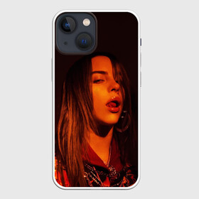 Чехол для iPhone 13 mini с принтом BILLIE EILISH в Кировске,  |  | Тематика изображения на принте: all | asleep | bad | bellyache | billie | blohsh | dont | eilish | eyes | fall | guy | logo | music | ocean | singer | smile | when | айлиш | били | билли | бэрд | лого | музыка | пайрат | певица | символ | эйлиш