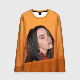 Мужской лонгслив 3D с принтом BILLIE EILISH в Кировске, 100% полиэстер | длинные рукава, круглый вырез горловины, полуприлегающий силуэт | all | asleep | bad | bellyache | billie | blohsh | dont | eilish | eyes | fall | guy | logo | music | ocean | singer | smile | when | айлиш | били | билли | бэрд | лого | музыка | пайрат | певица | символ | эйлиш