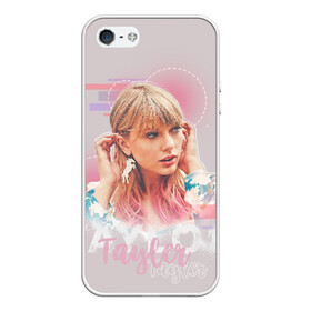 Чехол для iPhone 5/5S матовый с принтом Taylor Swift в Кировске, Силикон | Область печати: задняя сторона чехла, без боковых панелей | lover | me | new album | reputation | swift | taylor | taylor swift | музыка | новый альбом | свифт | тей | тейлор | тейлор свифт