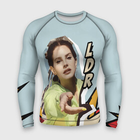 Мужской рашгард 3D с принтом LANA DEL RAY   NFR в Кировске,  |  | del | honeymoon | lana | logo | music | norman | pop | ray | rockwell | singer | ultraviolence | альбом | дель | дэл | дэль | лана | лого | музыка | норман | певица | поп | рей | роквелл | рэй | символ | чертов