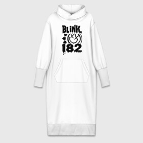 Платье удлиненное хлопок с принтом Blink 182 в Кировске,  |  | blink | cheese | duck tape | filter | grilled | альтернативный | блинк | группа | дак тейп | марк хоппус | музыка | мэтт скиба | панк | поп | рок | скейт | трэвис баркер