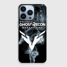 Чехол для iPhone 13 Pro с принтом GHOST RECON BREAKPOINT в Кировске,  |  | Тематика изображения на принте: break | breakpoint | clancy | clancy’s | ghost | logo | point | recon | symbol | tom | ubisoft | брейк | брейкпоинт | гост | игра | игры | кленсис | клэнси | лого | логотип | поинт | рекон | символ | том | юбисофт