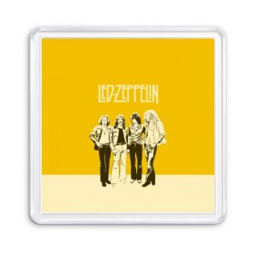 Магнит 55*55 с принтом Led Zeppelin в Кировске, Пластик | Размер: 65*65 мм; Размер печати: 55*55 мм | led | led zep | led zeppelin | ledzep | lz | zoso | группа | джимми пейдж | джон генри бонэм | джон пол джонс | зосо | лед зепелен | лед зеппелин | ледзепелен | ледзеппелин | роберт плант | рок