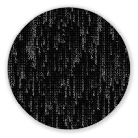 Коврик для мышки круглый с принтом ПРОГРАММНЫЙ КОД НА ЯПОНСКОМ в Кировске, резина и полиэстер | круглая форма, изображение наносится на всю лицевую часть | Тематика изображения на принте: hugo weaving | pc | the matrix | код | компьютеры | матрица | матрица 4 | программист | программный код | цифры