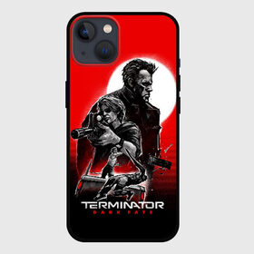 Чехол для iPhone 13 с принтом Terminator: Dark Fate в Кировске,  |  | Тематика изображения на принте: dark fate | sarah j. connor | t 800 | terminator | восстание машин | киборг | сара коннор | темные судьбы | терминатор