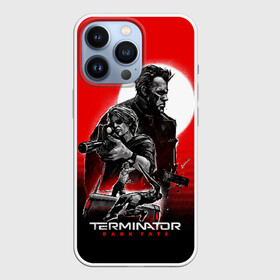 Чехол для iPhone 13 Pro с принтом Terminator: Dark Fate в Кировске,  |  | Тематика изображения на принте: dark fate | sarah j. connor | t 800 | terminator | восстание машин | киборг | сара коннор | темные судьбы | терминатор