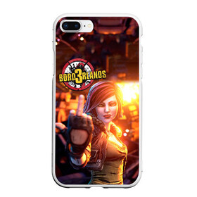 Чехол для iPhone 7Plus/8 Plus матовый с принтом Borderlands 3 в Кировске, Силикон | Область печати: задняя сторона чехла, без боковых панелей | borderlands | borderlands 3 | game | girl | logo | mask | psycho | rpg | бордерлендс | бордерлендс 3 | девушка | игра | логотип | маска | психо | шутер