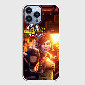 Чехол для iPhone 13 Pro Max с принтом Borderlands 3 в Кировске,  |  | borderlands | borderlands 3 | game | girl | logo | mask | psycho | rpg | бордерлендс | бордерлендс 3 | девушка | игра | логотип | маска | психо | шутер