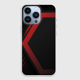 Чехол для iPhone 13 Pro с принтом Neon armor в Кировске,  |  | abstract | black | carbon | cars | diy | fiber | hexagon | hi tech | psybient | psychill | skyrim | to | vinyl | wot | броня | карбон | металл | соты | сталь | форма | шестиугольник