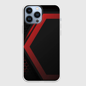 Чехол для iPhone 13 Pro Max с принтом Neon armor в Кировске,  |  | abstract | black | carbon | cars | diy | fiber | hexagon | hi tech | psybient | psychill | skyrim | to | vinyl | wot | броня | карбон | металл | соты | сталь | форма | шестиугольник