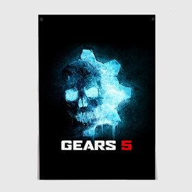 Постер с принтом GEARS 5 в Кировске, 100% бумага
 | бумага, плотность 150 мг. Матовая, но за счет высокого коэффициента гладкости имеет небольшой блеск и дает на свету блики, но в отличии от глянцевой бумаги не покрыта лаком | Тематика изображения на принте: game | games | gears | gears 5 | gears of war | logo | shooter | symbol | war | боевик | вар | войны | гирс | гирс 5 | гирс оф вар | игра | игры | лого | логотип | символ | шестерни | шутер