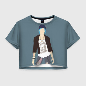 Женская футболка Crop-top 3D с принтом Хлоя Прайс в Кировске, 100% полиэстер | круглая горловина, длина футболки до линии талии, рукава с отворотами | chloe | life is strange | lis | price | жизнь   странная штука | прайс | хлоя