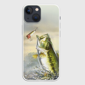Чехол для iPhone 13 mini с принтом Рыбалка в Кировске,  |  | рыба | рыбак | рыбалка | снасти | увлечение | улов | хобби