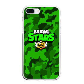 Чехол для iPhone 7Plus/8 Plus матовый с принтом BRAWL STARS в Кировске, Силикон | Область печати: задняя сторона чехла, без боковых панелей | brawl stars | bull | colt | leon | stars | берли | бо | брок | ворон | джесси | динамайк | дэррил | кольт | леон | мортис | нита | пайпер | пенни | поко | пэм | рикошет | спайк | тара | фрэнк | шелли | эль примо