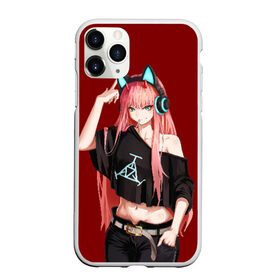 Чехол для iPhone 11 Pro матовый с принтом ZeroTwo (Darling in the Franx) в Кировске, Силикон |  | 002 | 02 | darling in the franxx | zero two | любимый во франксе | милый во франксе | ноль два