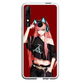 Чехол для Honor P Smart Z с принтом ZeroTwo (Darling in the Franx) в Кировске, Силикон | Область печати: задняя сторона чехла, без боковых панелей | 002 | 02 | darling in the franxx | zero two | любимый во франксе | милый во франксе | ноль два