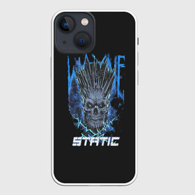 Чехол для iPhone 13 mini с принтом Static Wayne в Кировске,  |  | Тематика изображения на принте: 2014 | metal | music | need for speed | nfs | only | r.i.p | rip | rock | static | static x | staticx | the | wayne static | x | метал | музыка | нфс | рок | статик | уэйн статик