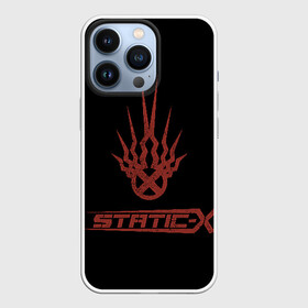 Чехол для iPhone 13 Pro с принтом Static X в Кировске,  |  | 2014 | metal | music | need for speed | nfs | only | r.i.p | rip | rock | static | static x | staticx | the | wayne static | x | метал | музыка | нфс | рок | статик | уэйн статик