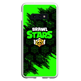 Чехол для Samsung S10E с принтом BRAWL STARS в Кировске, Силикон | Область печати: задняя сторона чехла, без боковых панелей | brawl stars | bull | colt | leon | stars | берли | бо | брок | ворон | джесси | динамайк | дэррил | кольт | леон | мортис | нита | пайпер | пенни | поко | пэм | рикошет | спайк | тара | фрэнк | шелли | эль примо