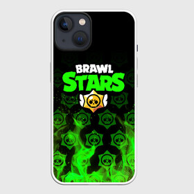 Чехол для iPhone 13 с принтом BRAWL STARS в Кировске,  |  | brawl stars | bull | colt | leon | stars | берли | бо | брок | ворон | джесси | динамайк | дэррил | кольт | леон | мортис | нита | пайпер | пенни | поко | пэм | рикошет | спайк | тара | фрэнк | шелли | эль примо