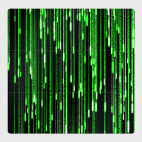 Магнитный плакат 3Х3 с принтом МАТРИЦА в Кировске, Полимерный материал с магнитным слоем | 9 деталей размером 9*9 см | Тематика изображения на принте: hugo weaving | pc | the matrix | код | компьютеры | матрица | матрица 4 | программист | программный код | цифры