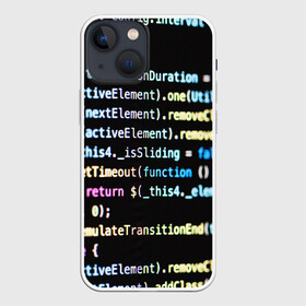 Чехол для iPhone 13 mini с принтом ПРОГРАММИСТ в Кировске,  |  | hugo weaving | pc | the matrix | код | компьютеры | матрица | матрица 4 | программист | программный код | цифры