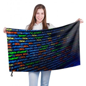 Флаг 3D с принтом ПРОГРАММИРОВАНИЕ в Кировске, 100% полиэстер | плотность ткани — 95 г/м2, размер — 67 х 109 см. Принт наносится с одной стороны | hugo weaving | pc | the matrix | код | компьютеры | матрица | матрица 4 | программист | программный код | цифры