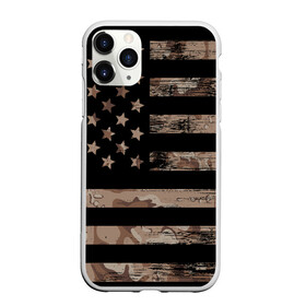 Чехол для iPhone 11 Pro Max матовый с принтом American Flag Camo в Кировске, Силикон |  | Тематика изображения на принте: eagle | states | united | usa | армейские | армия | камуфляж | орел | служба | снайпер | соединенных | солдат | сша | форма | штатов