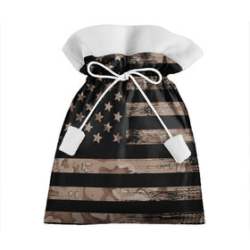 Подарочный 3D мешок с принтом American Flag Camo в Кировске, 100% полиэстер | Размер: 29*39 см | eagle | states | united | usa | армейские | армия | камуфляж | орел | служба | снайпер | соединенных | солдат | сша | форма | штатов