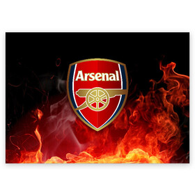 Поздравительная открытка с принтом Arsenal в Кировске, 100% бумага | плотность бумаги 280 г/м2, матовая, на обратной стороне линовка и место для марки
 | arsenal | arsenal fc | the gunners | английский клуб | арсенал | лондон | лондонский арсенал | премьер лига | футбол | футболист | футбольный клуб