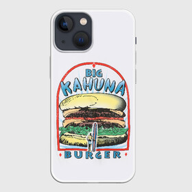 Чехол для iPhone 13 mini с принтом Big Kahuna Burger в Кировске,  |  | big kahuna | burger | kahuna | pulp fiction | голливуд | кино | криминальное чтиво