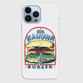 Чехол для iPhone 13 Pro Max с принтом Big Kahuna Burger в Кировске,  |  | big kahuna | burger | kahuna | pulp fiction | голливуд | кино | криминальное чтиво