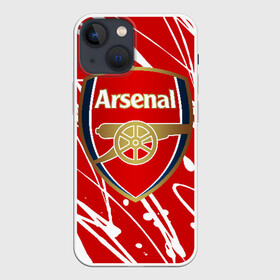 Чехол для iPhone 13 mini с принтом Arsenal в Кировске,  |  | arsenal | arsenal fc | the gunners | английский клуб | арсенал | лондон | лондонский арсенал | премьер лига | футбол | футболист | футбольный клуб