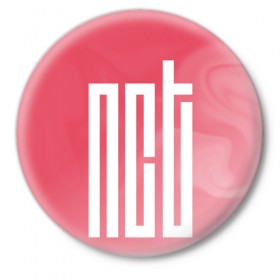 Значок с принтом NCT в Кировске,  металл | круглая форма, металлическая застежка в виде булавки | k pop | k pop группы | music | nct | nct 127 | nct boom | nct dream | neo culture technology | кей поп | логотип | музыка