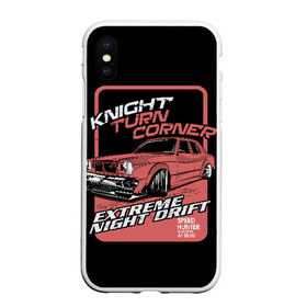 Чехол для iPhone XS Max матовый с принтом Extreme night drift в Кировске, Силикон | Область печати: задняя сторона чехла, без боковых панелей | auto | car | cars | concept | crash | drift | drifting | extreme | fast | garage | race | racing | rally | super | turbo | автомобил | быстрый | дрифт | классика | экстрим