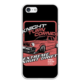 Чехол для iPhone 5/5S матовый с принтом Extreme night drift в Кировске, Силикон | Область печати: задняя сторона чехла, без боковых панелей | auto | car | cars | concept | crash | drift | drifting | extreme | fast | garage | race | racing | rally | super | turbo | автомобил | быстрый | дрифт | классика | экстрим