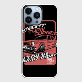 Чехол для iPhone 13 Pro с принтом Extreme night drift в Кировске,  |  | auto | car | cars | concept | crash | drift | drifting | extreme | fast | garage | race | racing | rally | super | turbo | автомобил | быстрый | дрифт | классика | экстрим