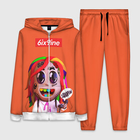 Женский костюм 3D с принтом 6ix9ine   STOOPID в Кировске,  |  | 6ix9ine | gangsta | gangsta rap | hip hop | rap | scum gang | stoopid | tekashi | trap | гэнгста | гэнгста рэп | рэп | текаши | трэп | хип хоп