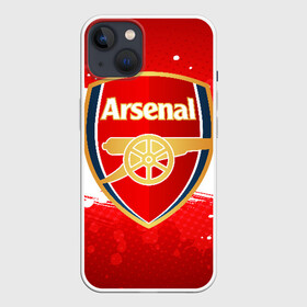 Чехол для iPhone 13 с принтом Arsenal в Кировске,  |  | arsenal | arsenal fc | the gunners | английский клуб | арсенал | лондон | лондонский арсенал | премьер лига | футбол | футболист | футбольный клуб