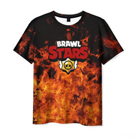 Мужская футболка 3D с принтом Brawl Stars в Кировске, 100% полиэфир | прямой крой, круглый вырез горловины, длина до линии бедер | brawl | brawl stars | stars | бравл | бравл старс | браво старс | игра | компьютерная | онлайн | старс