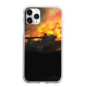 Чехол для iPhone 11 Pro Max матовый с принтом ТАНК В ОГНЕ в Кировске, Силикон |  | game | tank | war | боевой танк | война | выстрел | дым | игра | искры | огонь | пламя | танк | танкист | техника