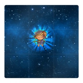 Магнитный плакат 3Х3 с принтом Стрелец в Кировске, Полимерный материал с магнитным слоем | 9 деталей размером 9*9 см | вселенная | гороскоп | знаки зодиака | зодиак | космос | медитация | планеты