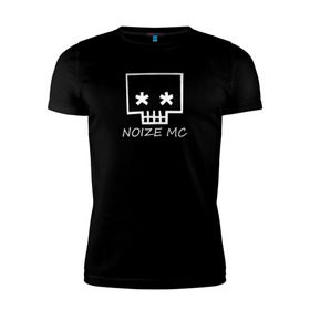 Мужская футболка премиум с принтом Noize MC в Кировске, 92% хлопок, 8% лайкра | приталенный силуэт, круглый вырез ворота, длина до линии бедра, короткий рукав | music | noize mc | rap | trend | музыка | новинки | рэп | тренды