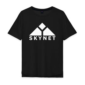 Мужская футболка хлопок Oversize с принтом Skynet в Кировске, 100% хлопок | свободный крой, круглый ворот, “спинка” длиннее передней части | skynet | скайнет | терминатор