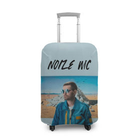 Чехол для чемодана 3D с принтом Noize MC в Кировске, 86% полиэфир, 14% спандекс | двустороннее нанесение принта, прорези для ручек и колес | music | noize | noize mc | rap | все как у людей | музыка | музыкант | надпись | нойз | нойз мс | рэп